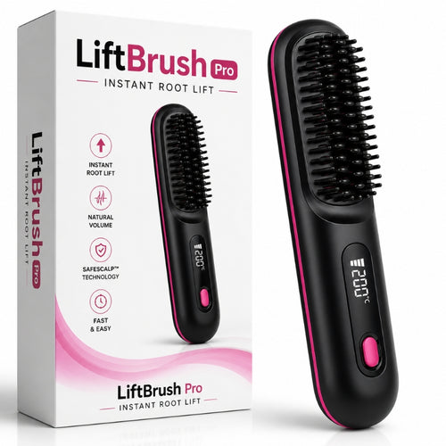 LiftBrush Pro™ – Portable Straightening & Volume Brush