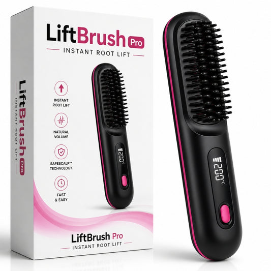 LiftBrush Pro™ – Portable Straightening & Volume Brush